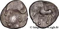FRANKREICH Denier à la tête casquée GALLIEN - NORDGALLIEN - ÆDUI (BIBRACTE, Region die Mont-Beuvray) Autun (71) c. 80-50 AC. (14mm, 1,89g, 2h) -