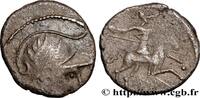 FRANKREICH Denier au cavalier DVRNACOS / AVSCRO GALLIEN - TAL DAS RHONE c. 75 AC. (14mm, 2,04g, 5h) -