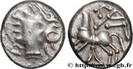 FRANKREICH Denier KALETEDOY, B5 GALLIEN - BELGICA - LINGONES (Region die Langres) c. 80-50 AC. (11,5mm, 1,92g, 12h) -