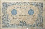 FRANKREICH 20 Francs BLEU FRANKREICH 20 Francs BLEU 1906 fSGE -
