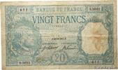 FRANKREICH 20 Francs BAYARD FRANKREICH 20 Francs BAYARD 1917 S -
