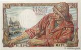 FRANKREICH 20 Francs PÊCHEUR FRANKREICH 20 Francs PÊCHEUR 1944 ST -