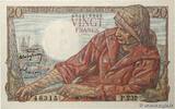 FRANKREICH 20 Francs PÊCHEUR FRANKREICH 20 Francs PÊCHEUR 1949 fST -