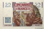 50 Francs LE VERRIER 1946 FRANKREICH FRANKREICH 50 Francs LE VERRIER 1946 fST fST