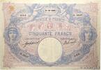 50 Francs BLEU ET ROSE 1909 FRANKREICH FRANKREICH 50 Francs BLEU ET ROSE 1909 S S