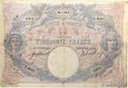 50 Francs BLEU ET ROSE 1912 FRANKREICH FRANKREICH 50 Francs BLEU ET ROSE 1912 fS fS