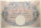 FRANKREICH 50 Francs BLEU ET ROSE FRANKREICH 50 Francs BLEU ET ROSE 1917 fSS -