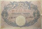 FRANKREICH 50 Francs BLEU ET ROSE FRANKREICH 50 Francs BLEU ET ROSE 1926 S -