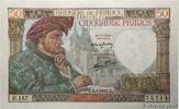 FRANKREICH 50 Francs JACQUES CŒUR FRANKREICH 50 Francs JACQUES CŒUR 1942 ST -