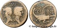 Dupondius COL NEM (as) c. 16/15 - 10 AC. THE JULIO-CLAUDIANS (27 BC to 69 AD) NEMAUSUS - NIMES - AUGUSTUS und AGRIPPA Nîmes c. 16/15 - 10 AC. (25...