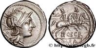 THE REPUBLIC (280 BC to 27 BC) Denier SCRIBONIA Rome 154 AC. (19,5mm, 4,09g, 11h) -