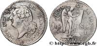 FRANKREICH 15 sols dit au génie, type FRANCOIS LOUIS XVI Limoges 1791 (23mm, 4,9g, 6h) -