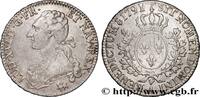 FRANKREICH Demi-écu aux branches d'olivier LOUIS XVI Paris 1791 (32mm, 14,56g, 6h) -