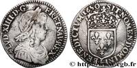 FRANKREICH Douzième d'écu, portrait à la mèche longue LOUIS XIV THE SUN KING Angers 1650 (20mm, 2,17g, 6h) -