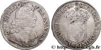 FRANKREICH Demi-écu, portrait à la cravate courte LOUIS XIV THE SUN KING Rouen 1681 (32mm, 13,52g, 6h) -