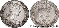 FRANKREICH Écu, portrait à la mèche longue LOUIS XIV THE SUN KING Poitiers 1648 (38mm, 26,99g, 6h) -