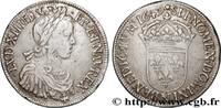 FRANKREICH Écu, portrait à la mèche longue LOUIS XIV THE SUN KING Montpellier 1649 (39mm, 27,20g, 6h) -