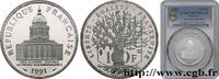 FRANKREICH 100 francs Panthéon, BE (Belle Épreuve) FUNFTE FRANZOSISCHE REPUBLIK 1991 (31mm, 15g, 6h) -