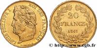 FRANKREICH 20 francs Louis-Philippe, Domard LUDWIG PHILIPP I Paris 1847 (21mm, 6,40g, 6h) -