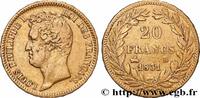 FRANKREICH 20 francs or Louis-Philippe, Tiolier, tranche insc LUDWIG PHILIPP I Rouen 1831 (21mm, 6,34g, 6h) -