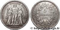 FRANKREICH 5 francs Hercule, dite “Camélinat” THE COMMUNE Paris 1871 (37mm, 24,81g, 6h) -