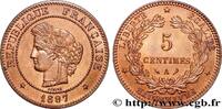 5 centimes Cérès 1897 FRANKREICH DRITTE FRANZOSISCHE REPUBLIK Paris 1897 (25mm, 4,95g, 6h) fST63