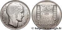 FRANKREICH 20 francs Turin, Rameaux Longs DRITTE FRANZOSISCHE REPUBLIK 1933 (35mm, 20,02g, 6h) -