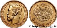 RUSSLAND - NIKOLAUS II. 5 Roubles RUSSLAND - NIKOLAUS II. Saint-Petersbourg 1899 (18mm, 4,31g, 12h) -