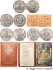DEUTSCHE DEMOKRATISCHE REPUBLIK Blister 4 x 5 Mark + médaille DEUTSCHE DEMOKRATISCHE REPUBLIK Berlin 1987 (29mm, 9,67g, 12h) -