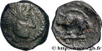 FRANKREICH Bronze au sanglier enseigne, ASIIDOMARO GALLIEN - AULERCI EBUROVICES (Region die Évreux) Évreux (27) c. 50-40 AC. (14,5mm, 2,02g, 9h) -