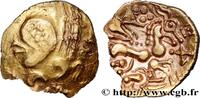 FRANKREICH Hémistatère au loup, joue tatouée GALLIEN - AULERCI EBUROVICES (Region die Évreux) Évreux (27) c. 60-50 AC. (18mm, 3,08g, 9h) -
