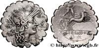 THE REPUBLIC (280 BC to 27 BC) Denier serratus POBLICIA Narbonne 118 AC. (20,5mm, 3,31g, 12h) -