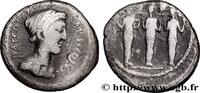 THE REPUBLIC (280 BC to 27 BC) Denier ACCOLEIA Rome 43 AC. (17,5mm, 3,74g, 12h) -