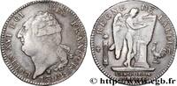 FRANKREICH Écu dit au génie, légende FRANÇOIS LOUIS XVI Limoges 1792 (38mm, 29,18g, 6h) -