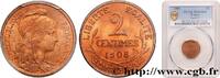 2 centimes Daniel-Dupuis 1908 FRANKREICH DRITTE FRANZOSISCHE REPUBLIK Paris 1908 (20mm, 2g, 6h) fST64