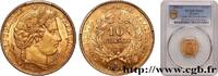 FRANKREICH 10 francs or Cérès, IIe République ZWEITE FRANZOSISCHE REPUBLIK Paris 1851 (19mm, 3,23g, 6h) -