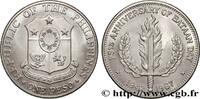 PHILIPPINEN 1 Peso 25e anniversaire du jour de Bataan PHILIPPINEN San Francisco 1967 (38,10mm, 26,93g, 6h) -