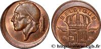 BELGIEN 50 Centimes type Mineur, frappe casquette BELGIEN Bruxelles 1974 (19mm, 2,77g, 6h) -