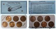 FRANKREICH Lot de 6 médailles, Les six premiers vols de Colum ÉTATS-UNIS D'AMÉRIQUE États-Unis, Floride (1981-1983) (38mm, 190,60g, 12h) -