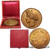 FRANKREICH Médaille de gymnastique, offerte par le ministre d MINISTÈRES 1892 (50,5mm, 58,81g, 12h) -