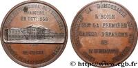 FRANKREICH Médaille, Inauguration du Collège municipal de Neu SUISSE - CANTON DE NEUCHATEL Suisse, Neuchâtel 1868 (42,5mm, 25,01g, 12h) -