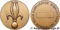FRANKREICH Médaille, École d’application d’infanterie ARMÉES ET MILITAIRES 34 - Montpellier n.d. (57mm, 82,41g, 12h) -
