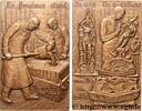 Plaquette, La fonderie d’art 1987 FRANKREICH ART, PEINTURE ET SCULPTURE Monnaie de Paris 1987 (90mm, 321,95g, 12h) VZ