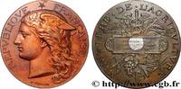 FRANKREICH Médaille,Concours régional agricole, espèce bovine AGRICULTURE 60 - Beauvais 1885 (51mm, 59,78g, 12h) -