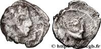 FRANKREICH Obole au cheval retourné, au M GALLIEN - NEDENES (oppidum des Montlaures) 90-40 AC. (9mm, 0,31g, 7h) -