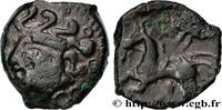 FRANKREICH Bronze au cheval et à l’oiseau GALLIEN - AULERCI EBUROVICES (Region die Évreux) Évreux (27) c. 50-40 AC. (14,5mm, 2,67g, 3h) fVZ/SS