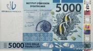 FRENCH PACIFIC TERRITORIES 5000 Francs FRENCH PACIFIC TERRITORIES 5000 Francs 2014 fST+ -