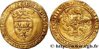 FRANKREICH Écu d'or à la couronne CHARLES VI THE MAD OR THE WELL-BELOVED Tournai n.d. (27,5mm, 3,63g, 6h) -