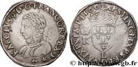 FRANKREICH Teston, 4e type CHARLES IX Bayonne 1566 (29,5mm, 9,37g, 5h) -
