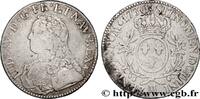 FRANKREICH Écu aux branches d'olivier, buste habillé LOUIS XV THE WELL-BELOVED Toulouse 1730 (39,5mm, 29,02g, 6h) -